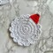 Christmas Edition Crochet Coaster - Handmade 100percent Cotton Holiday Decor product 5